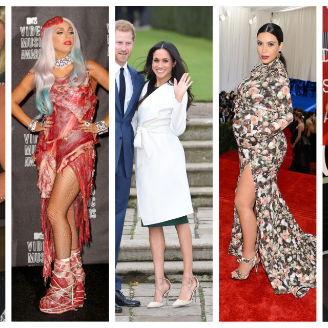 Големите обувки на Меган Маркъл и флоралната рокля на Ким Кардашиян - сред модните катастрофи на десетилетието