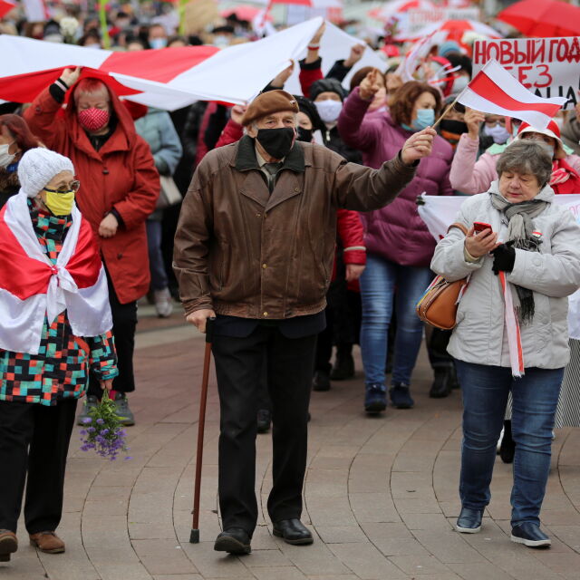 Хиляди пенсионери излязоха на протест в Минск срещу Лукашенко
