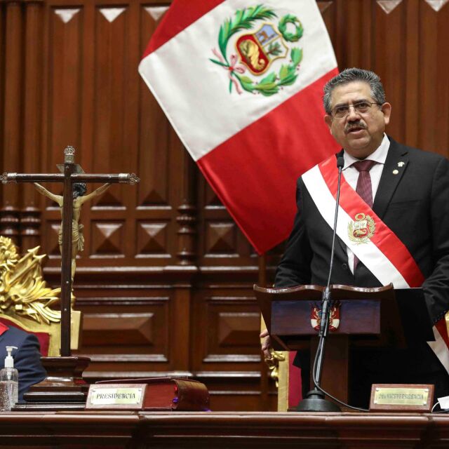 Президентът на Перу подаде оставка 5 дни след встъпването си в длъжност