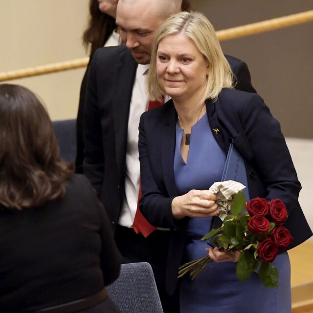 Магдалена Андершон бе преизбрана за премиер на Швеция