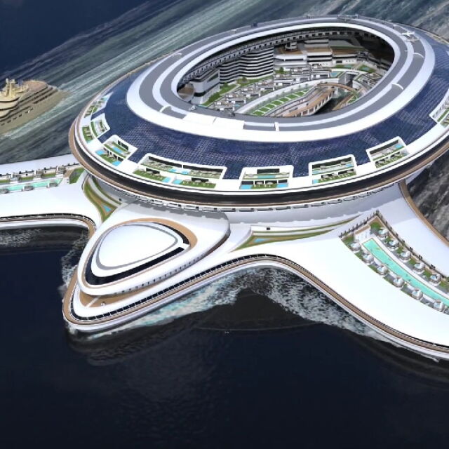Гигантски плаващ град търси 8 млрд. долара, за да бъде построен (ВИДЕО)