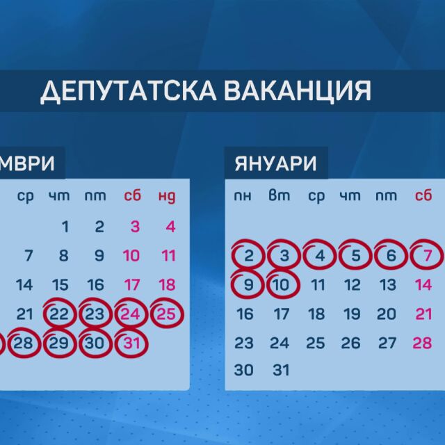 Депутатската ваканция: В парламента ще почиват по-малко, за да работят повече 