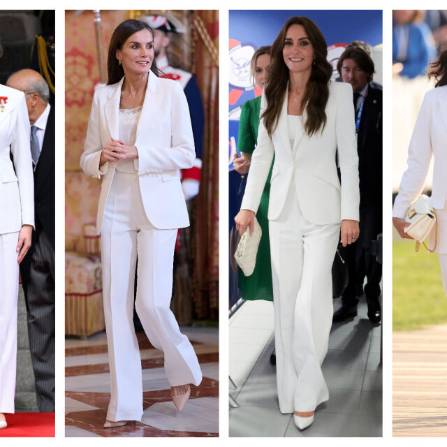 Белият костюм - новата униформа на принцесите! Защо всяка дама трябва да го има в гардероба си