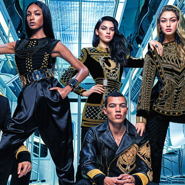  Кендал, Джиджи и Джордан са звездите в рекламната кампанията на Balmain х H&M 