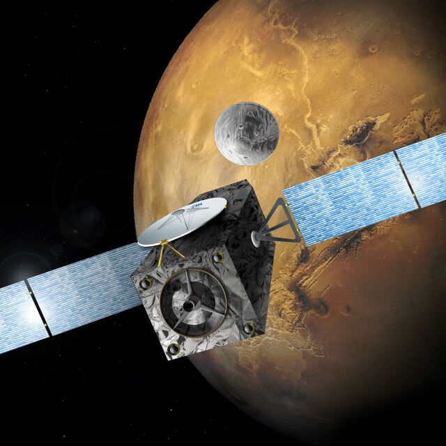 "Скиапарели" предаде първия си сигнал от Марс