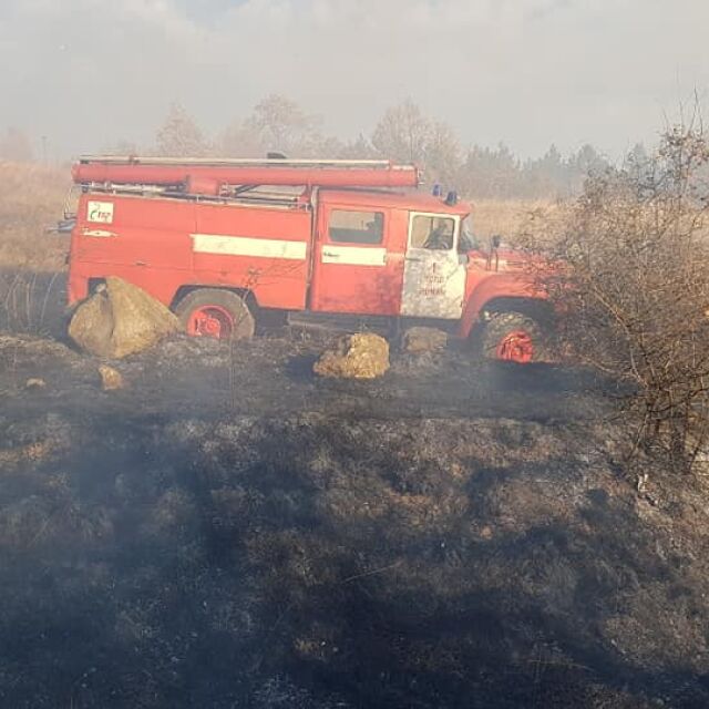 Голям пожар в гориста местност край врачанското село Струпец