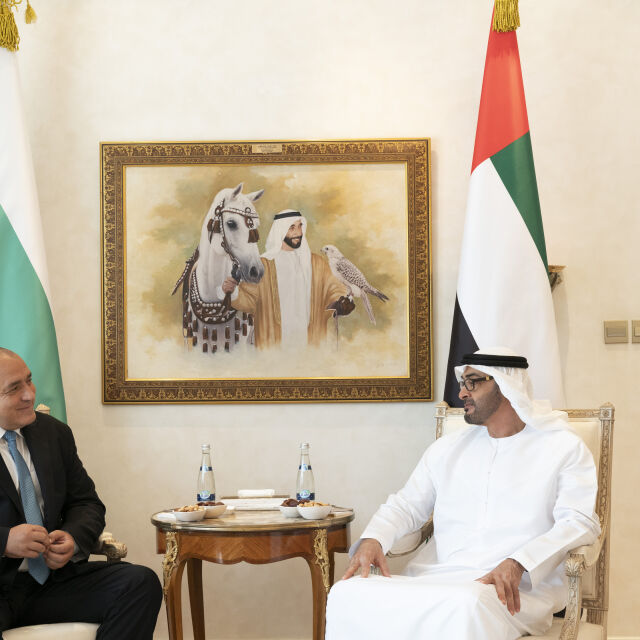 Бойко Борисов и престолонаследникът на Абу Даби обсъдиха емиратски инвестиции у нас