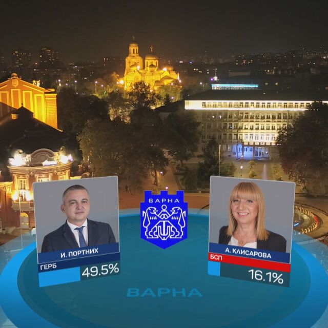 На кантар за балотаж: Иван Портних печели 49,5% от гласовете на варненци