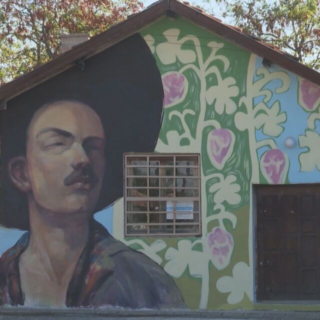 „От Видинци до Париж“: Картини оживяха по сградите на ямболско село