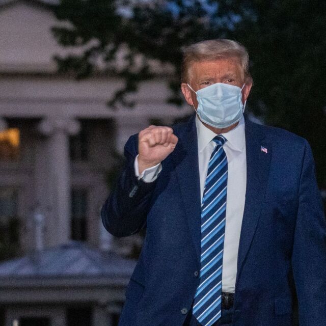 Тръмп с COVID-19 е накарал 21% от американците да сложат маски