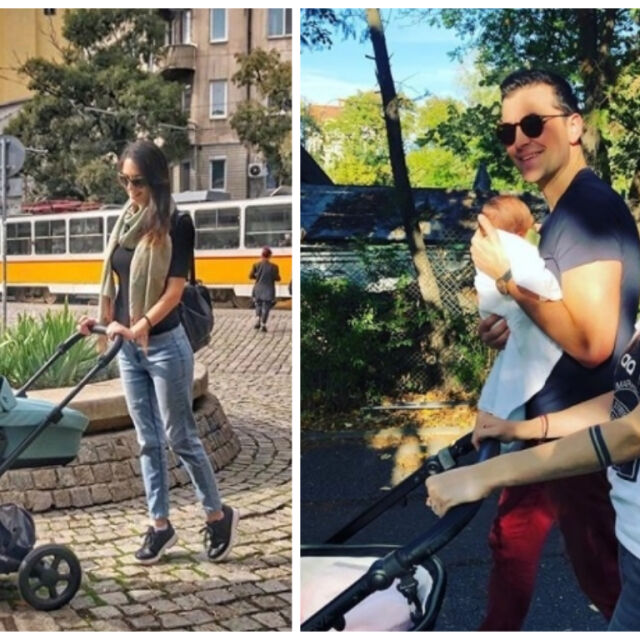 Първи разходки за бебетата на Луиза Григорова и Весела Бабинова