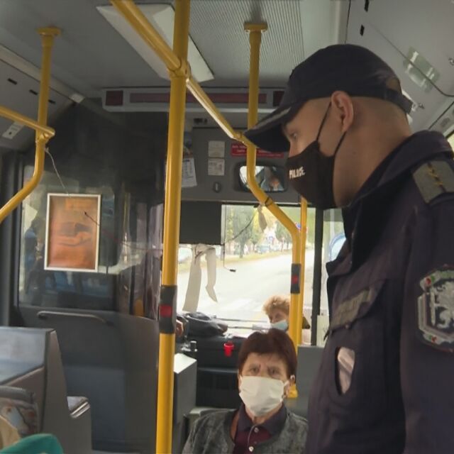 Масови проверки за маски на обществени места в Сливен