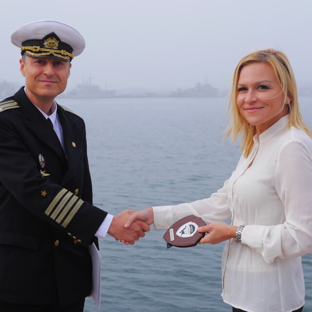 Поредно признание за bTV: Габриела Наплатанова и Любен Кацаров с приз от българските Военноморски сили
