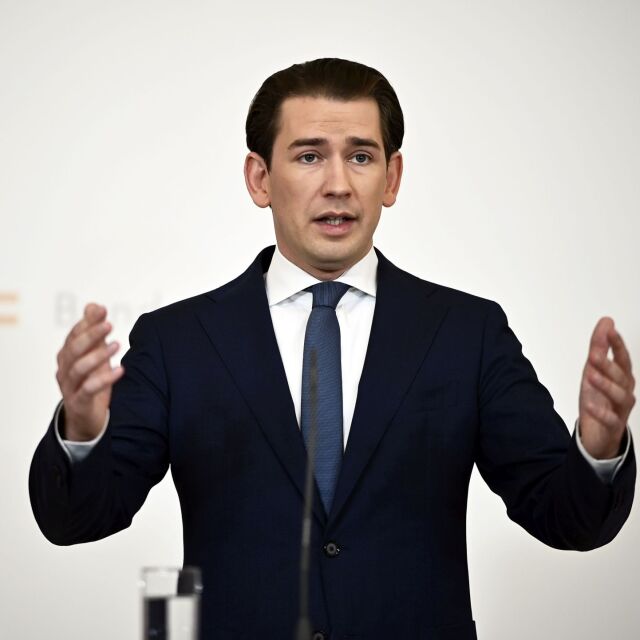 Австрийският канцлер Себастиан Курц подаде оставка