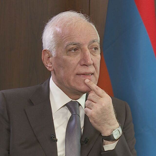 Специално пред bTV: Президентът на Армения за Нагорни Карабах и уроците от конфликтите 