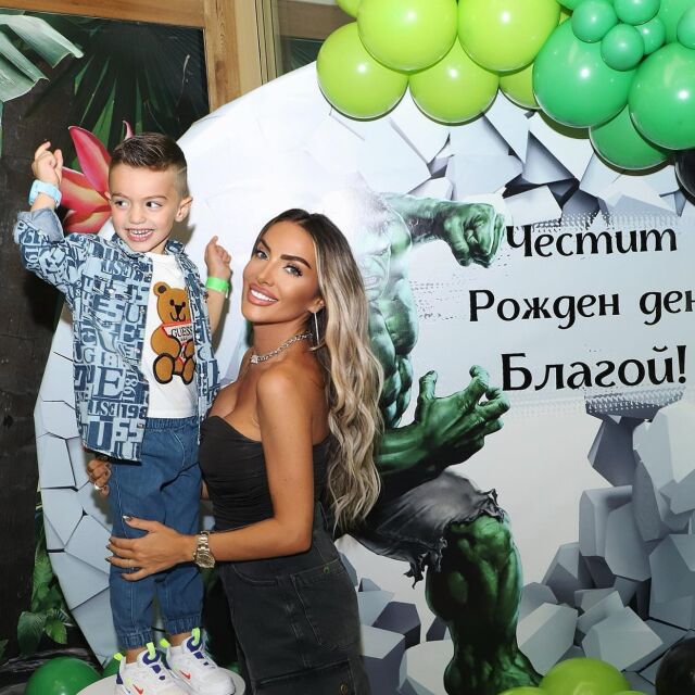 Синът на Златка Райкова от Благой Георгиев навърши 4 с атрактивно парти (СНИМКИ)