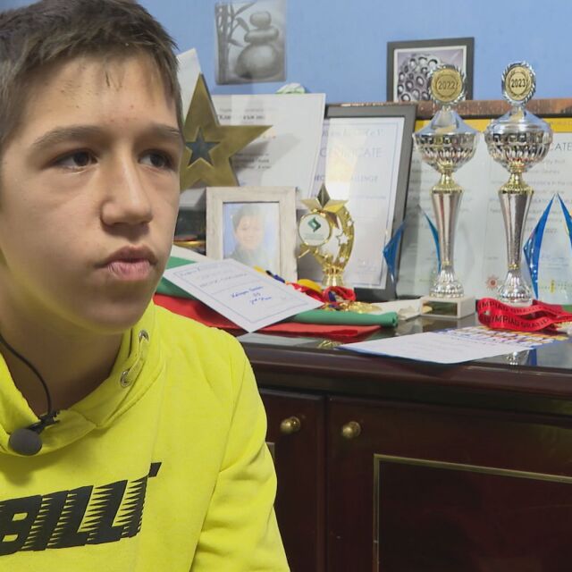 Шампион в пресмятането: 12-годишният Калоян спечели Световното по скоростна калкулация