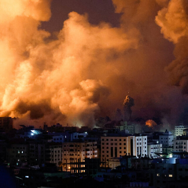 Израел продължава мащабните си удари по Газа (ВИДЕО)