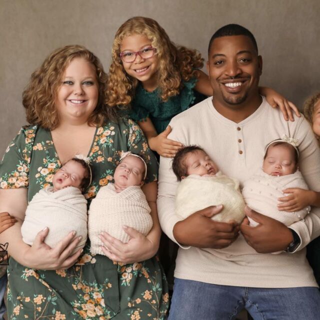  3 раждания и 7 бебета – това семейство посреща четиризнаци и близнаци в рамките на 4 години