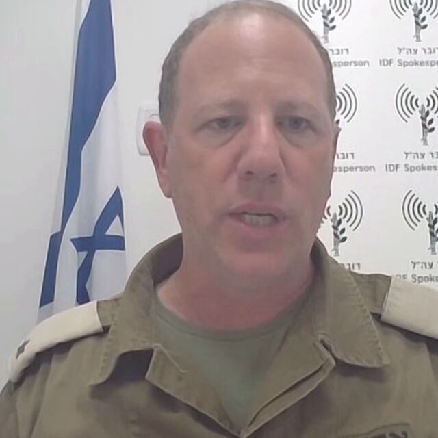 „Ще продължим, те го започнаха“: Говорител на израелската армия специално пред bTV