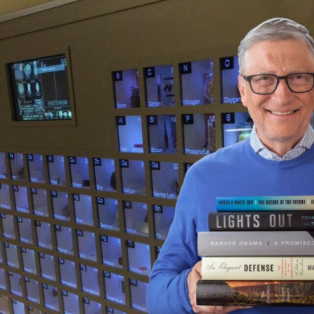 Бил Гейтс има истинска периодична таблица с всеки елемент в гигантски размер (ВИДЕО)