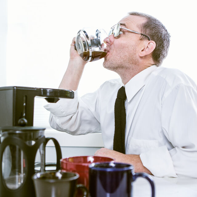 На кои работни места се пие най-много кафе?