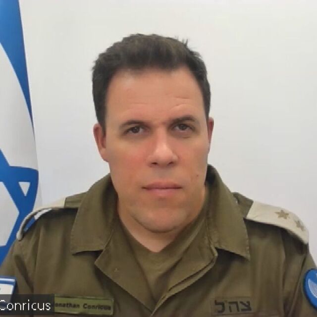 Говорител на израелската армия пред Петър Нанев: „Хамас“ са страхливци и се крият зад цивилните