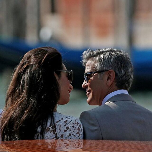 Джордж Клуни и Амал Аламудин след двете си сватби (СНИМКИ)