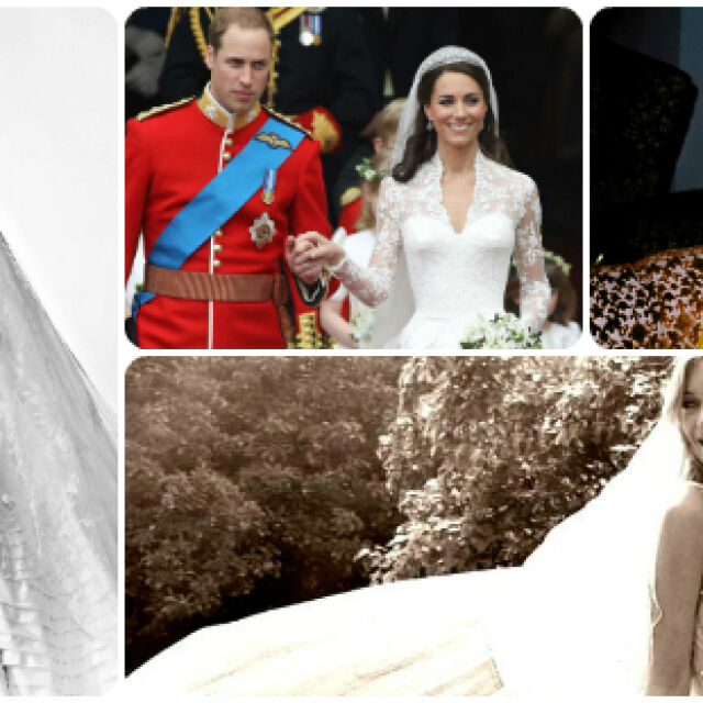 Топ 10 на най-известните сватбени рокли, носени от звезди
