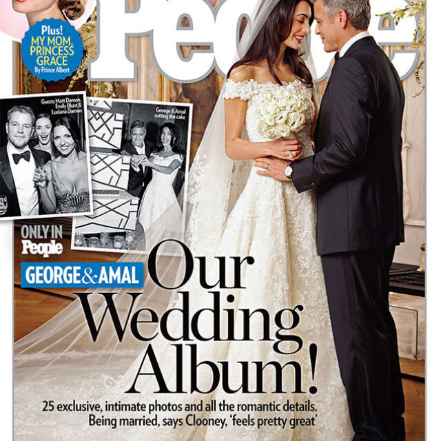 Първа снимка от сватбата на Джордж Клуни и Амал Аламудин