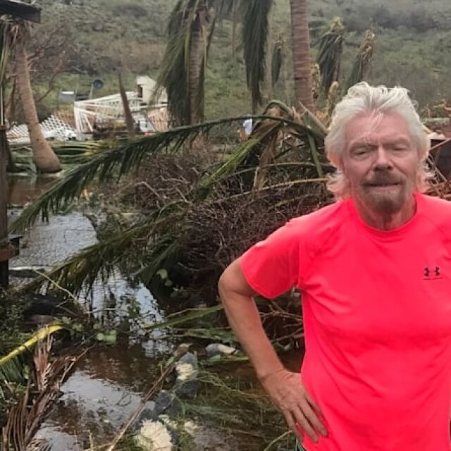 „Ирма” разруши и острова на милиардера Ричард Брансън