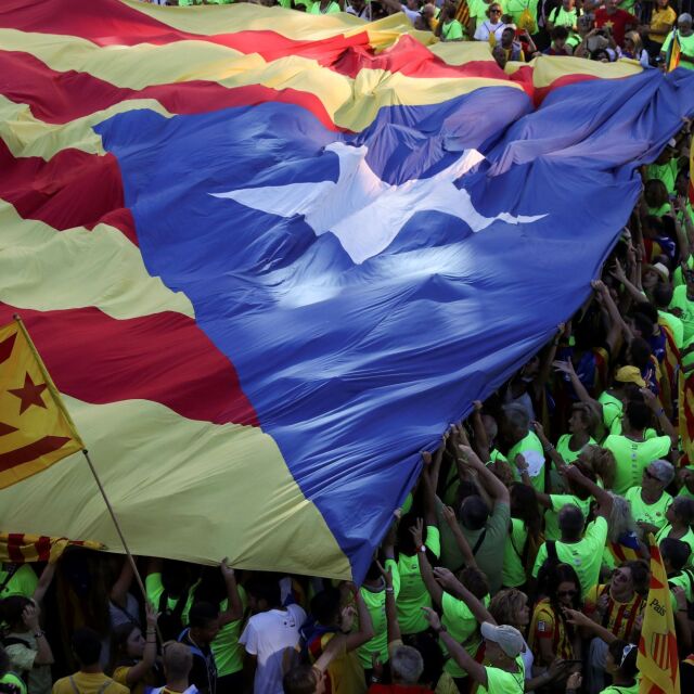 Около един милион души в Барселона демонстрираха в подкрепа на независимостта на Каталуния
