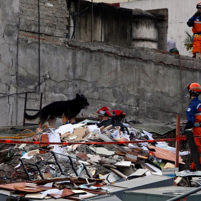Спасителите вярват, че има оцелели под отломките на най-малко 10 сгради в Мексико сити