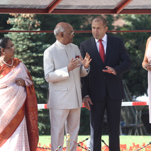 Индийският президент е на двудневно посещение у нас