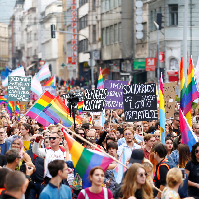 Първият гей парад в Сараево протече при засилени мерки за сигурност