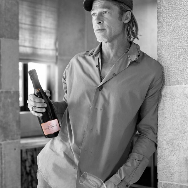 Брад Пит представи новото си вино – шампанско розе