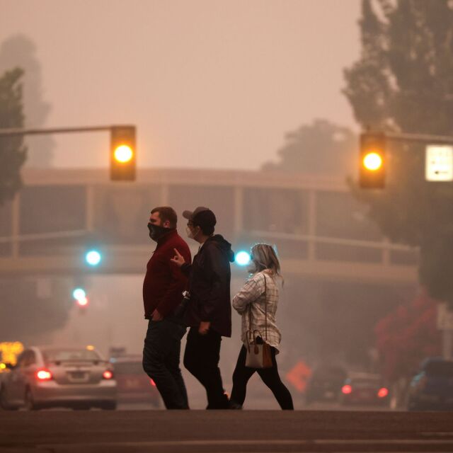 500 000 души са евакуирани заради горските пожари в щата Орегон