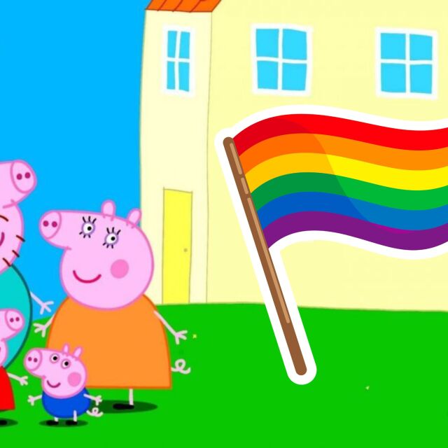 ЛГБТИ, грух! Лесбийска двойка се появи в поредицата за прасето Пепа
