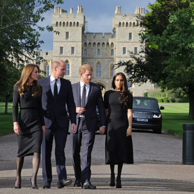 Четворката в черно: Уилям, Кейт, Хари и Меган изненадващо се събраха 
