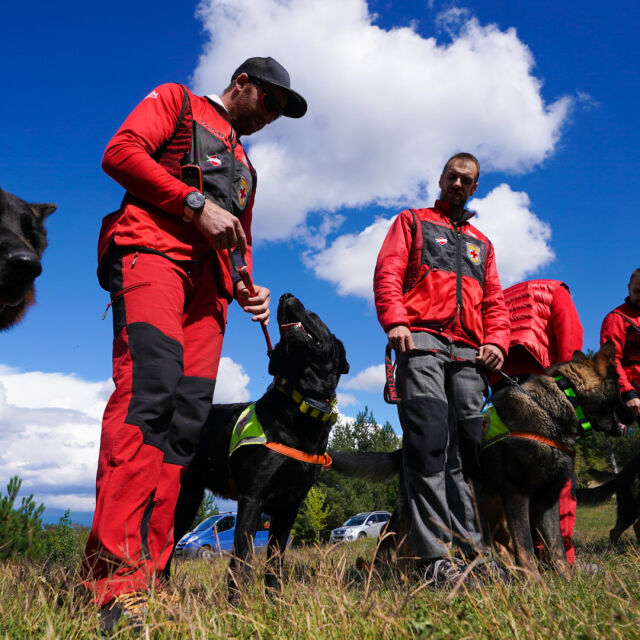 Планински спасители и водачи на кучета проведоха есенната си подготовка (СНИМКИ)
