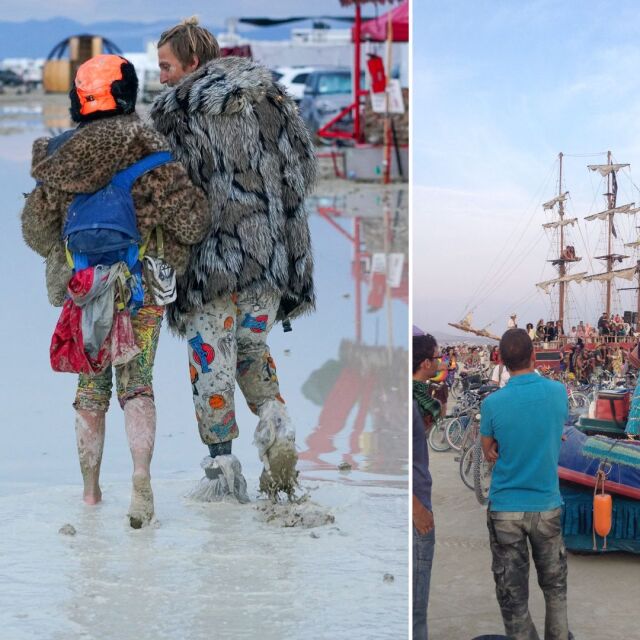 Burning Man 2023: Порои наводниха пустинята Блек рок, над 70 000 са в кален капан (СНИМКИ и ВИДЕО)