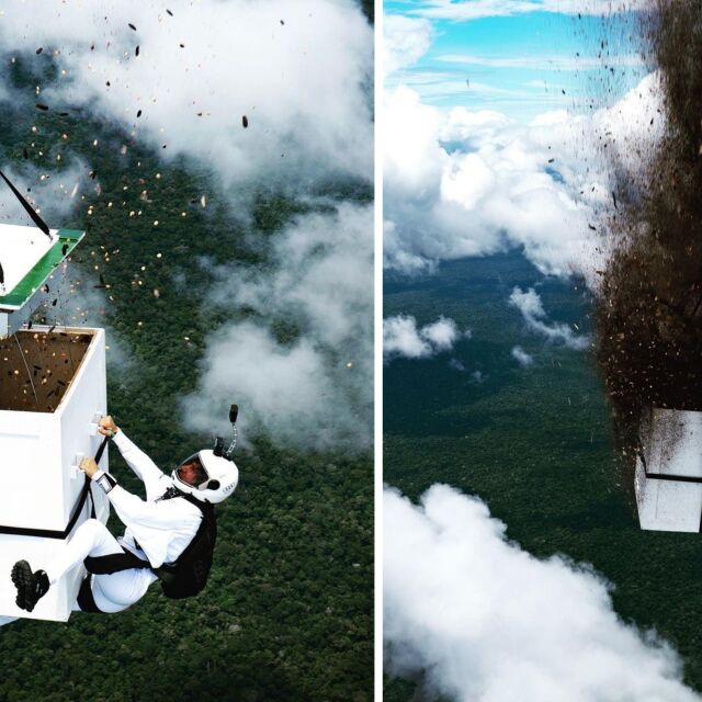 Защо парашутист пръсна повече от 100 млн. семена над Амазонка (ВИДЕО+СНИМКИ)
