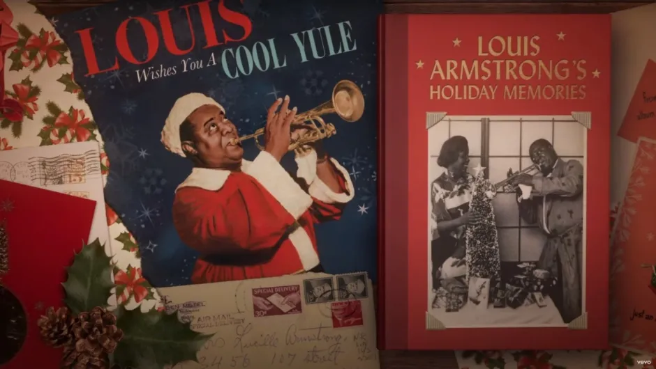 Коледната класика White Christmas в изпълнение на Луис Армстронг вече има видео с непоказвани досега негови снимки
