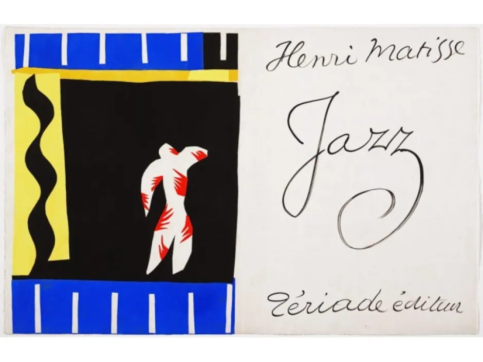Усещане за музикална импровизация в колажите на Анри Матис, събрани в прочутата му книга Jazz