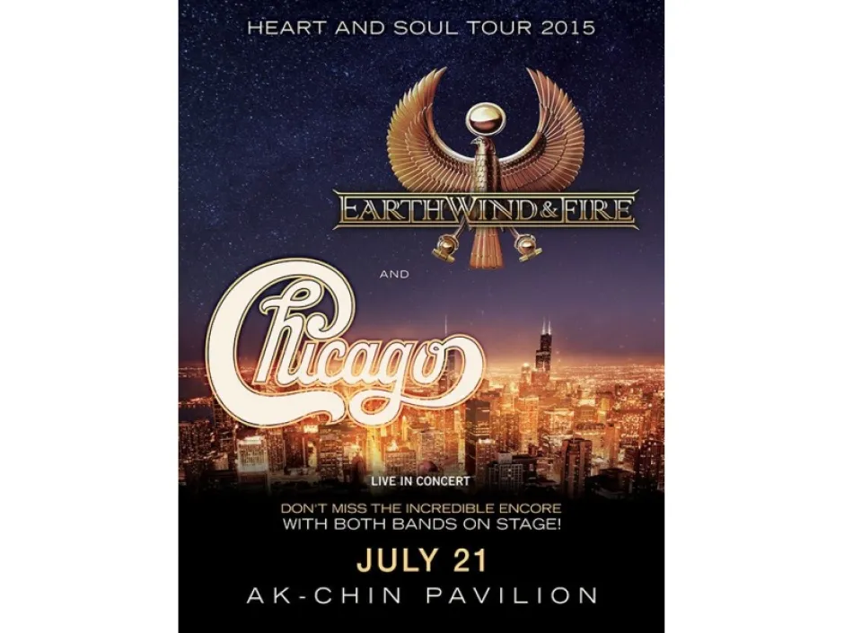 11 години по-късно: Chicago и Earth, Wind & Fire отново със съвместен концерт. Можем да го гледаме на живо по интернет