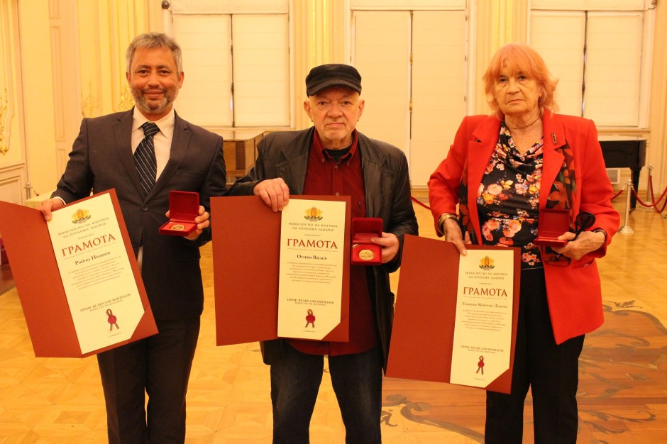 Емануил Манолов – Бадема, Огнян Видев и Райчо Иванов получиха наградата „Златен век“ на Министерство на културата по предложение на Джаз ФМ