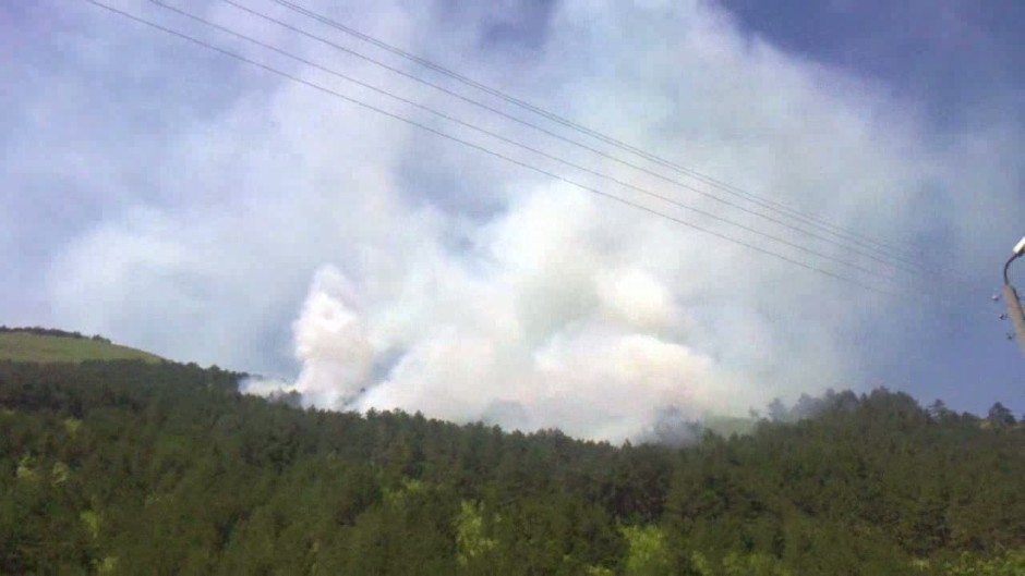 Пожар в Сливенския балкан