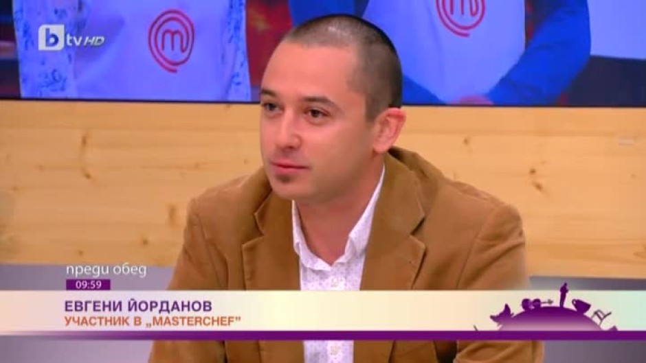 Евгени Йорданов: Отпадането ми от "MasterChef" беше голям шок за мен