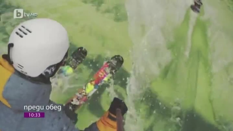 Как се карат ски и сноуборд в басейн