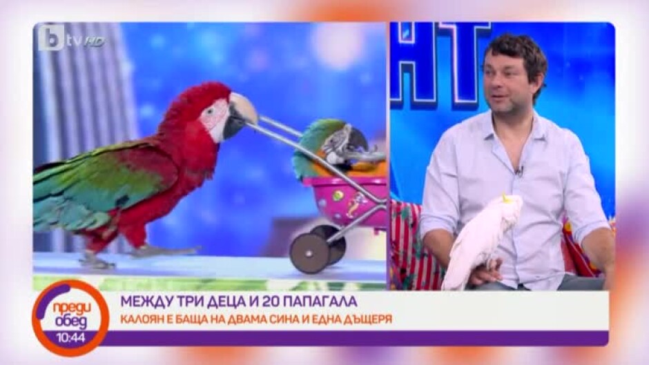 Българин и неговият папагал със световен рекорд